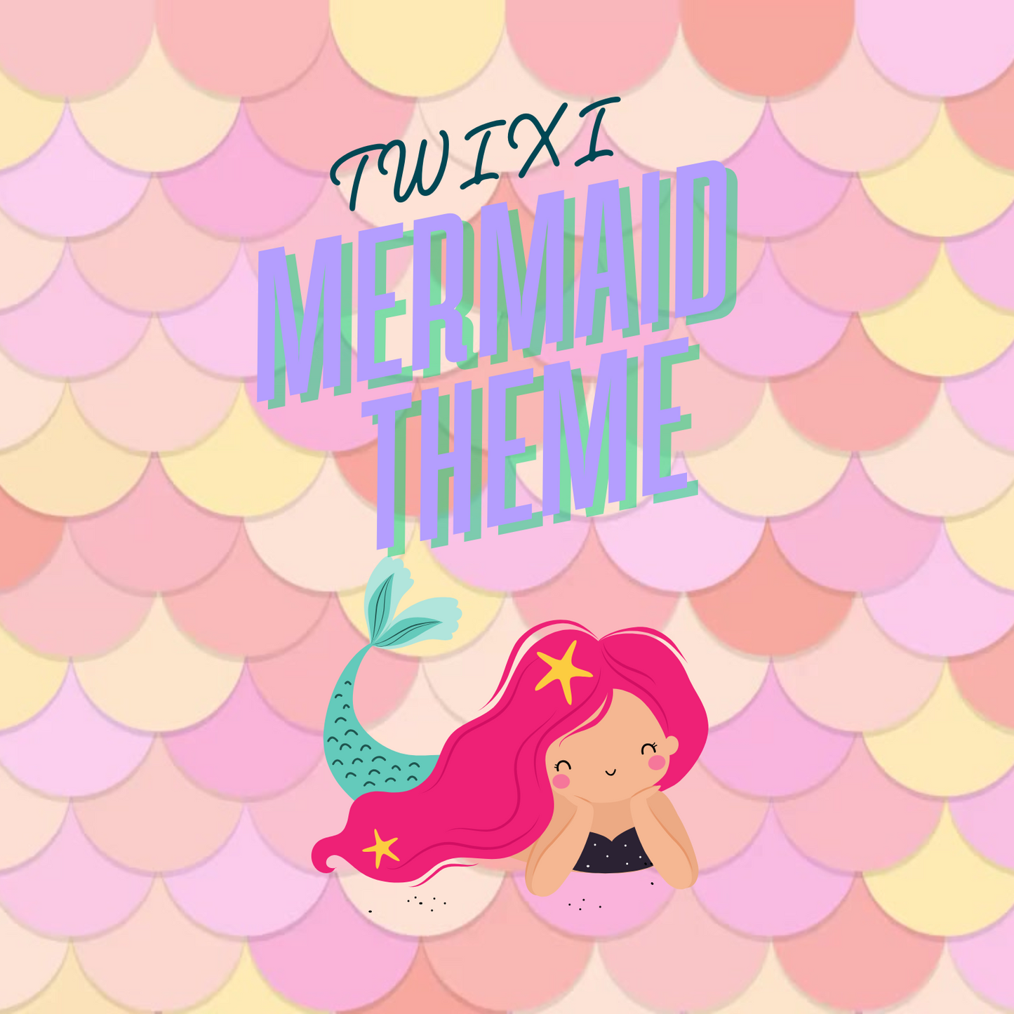 MERMAID CUPCAKE TOPPERS